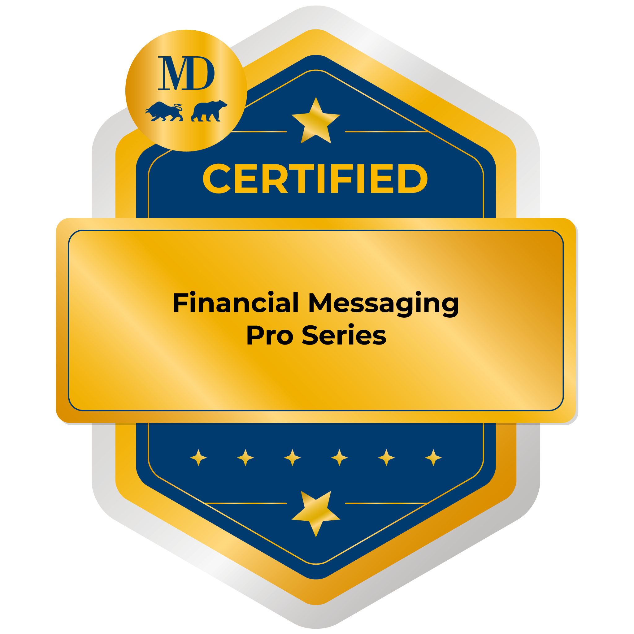 Financial Messaging Pro Series certified badge
